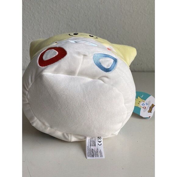 Pokemon Togepi Squishmallow Soft Plush 10" Inch Kellytoy Squishmallows NEW - Picture 9 of 9